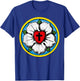 Luther Rose Seal Lutheran Symbol Christian Cross T-Shirt - T-Shirt | Royal