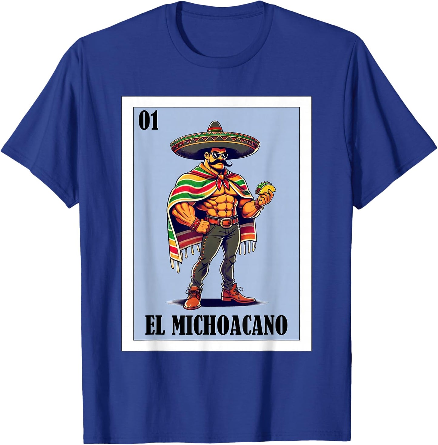 Funny Michoacan Mexican Design - El Michoacano T-Shirt - T-Shirt | Royal