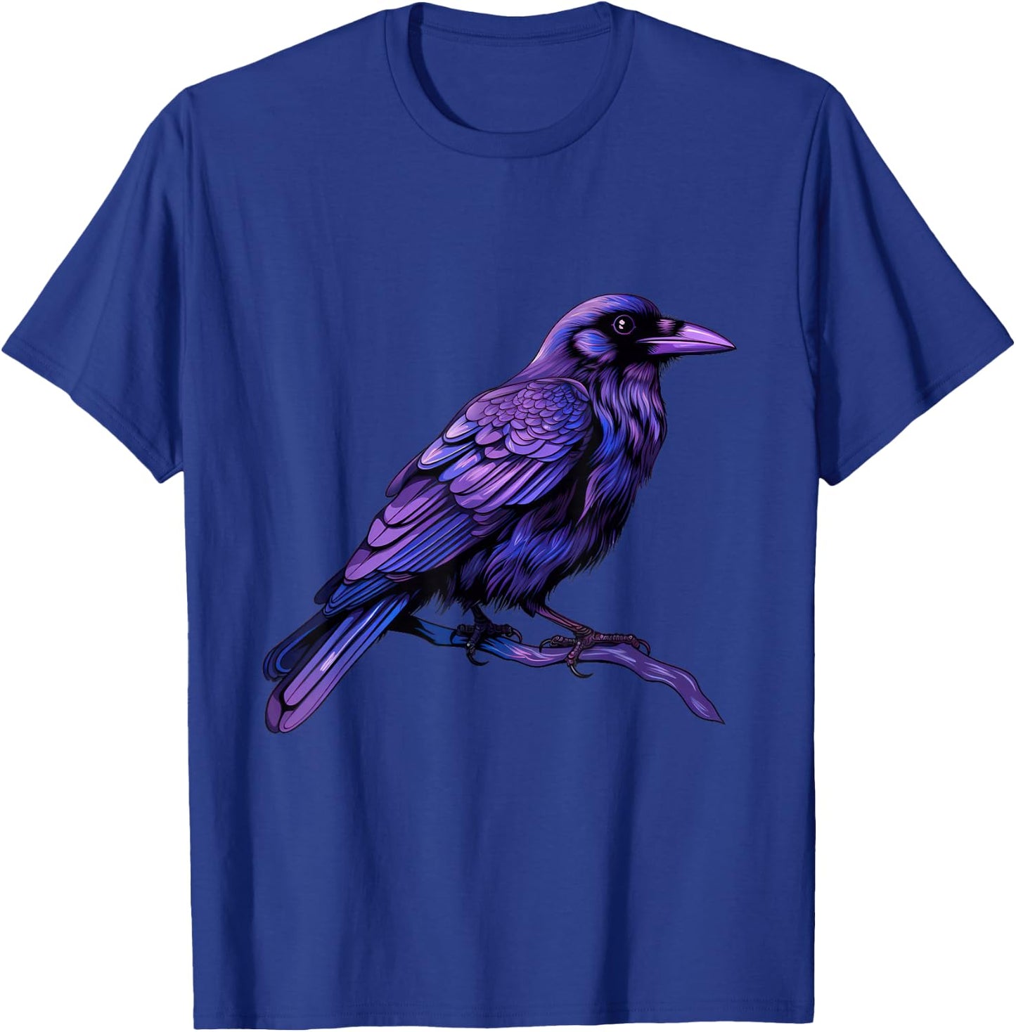 Raven Crow Graphic T-Shirt - T-Shirt | Royal
