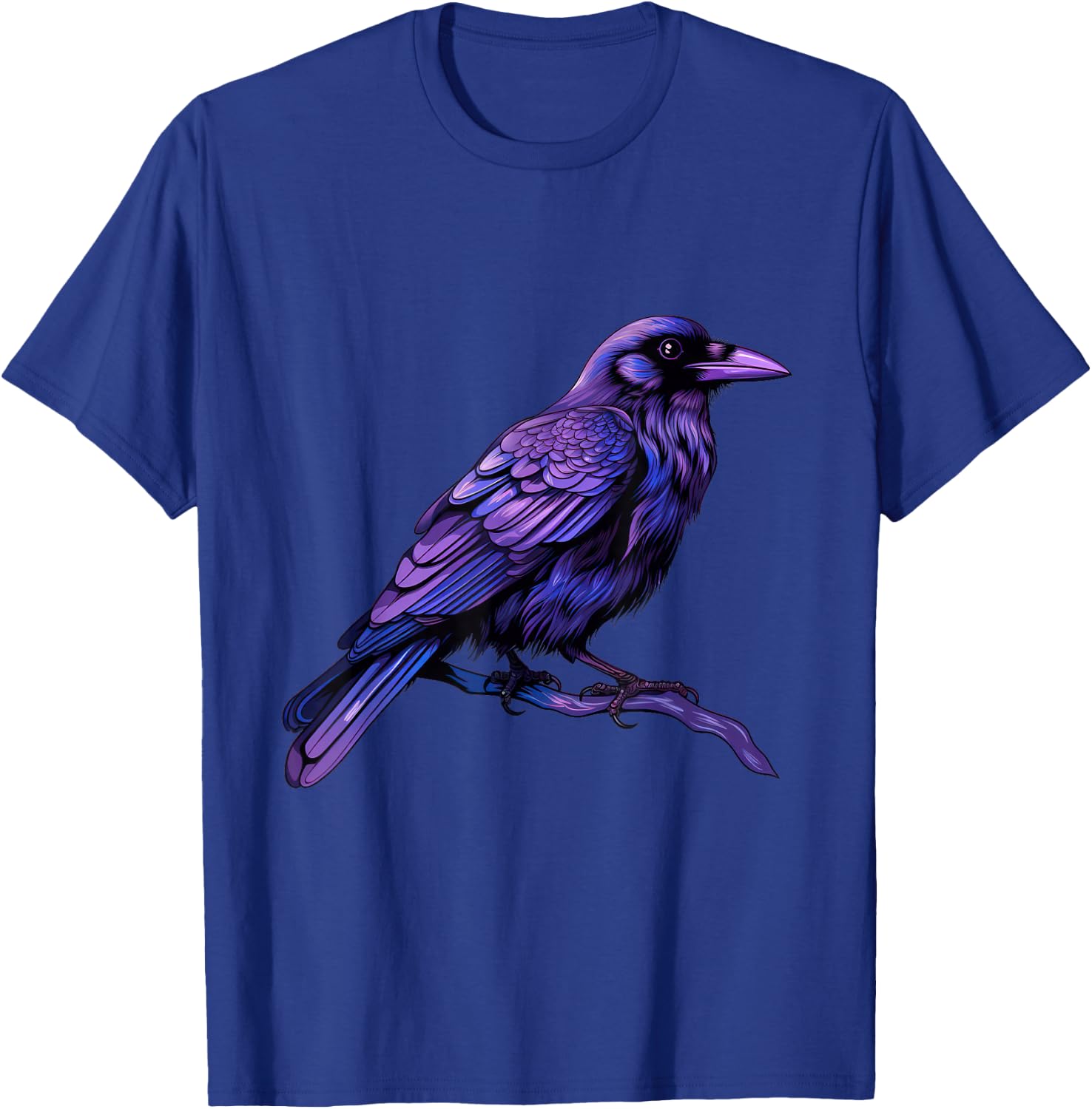 Raven Crow Graphic T-Shirt - T-Shirt | Royal