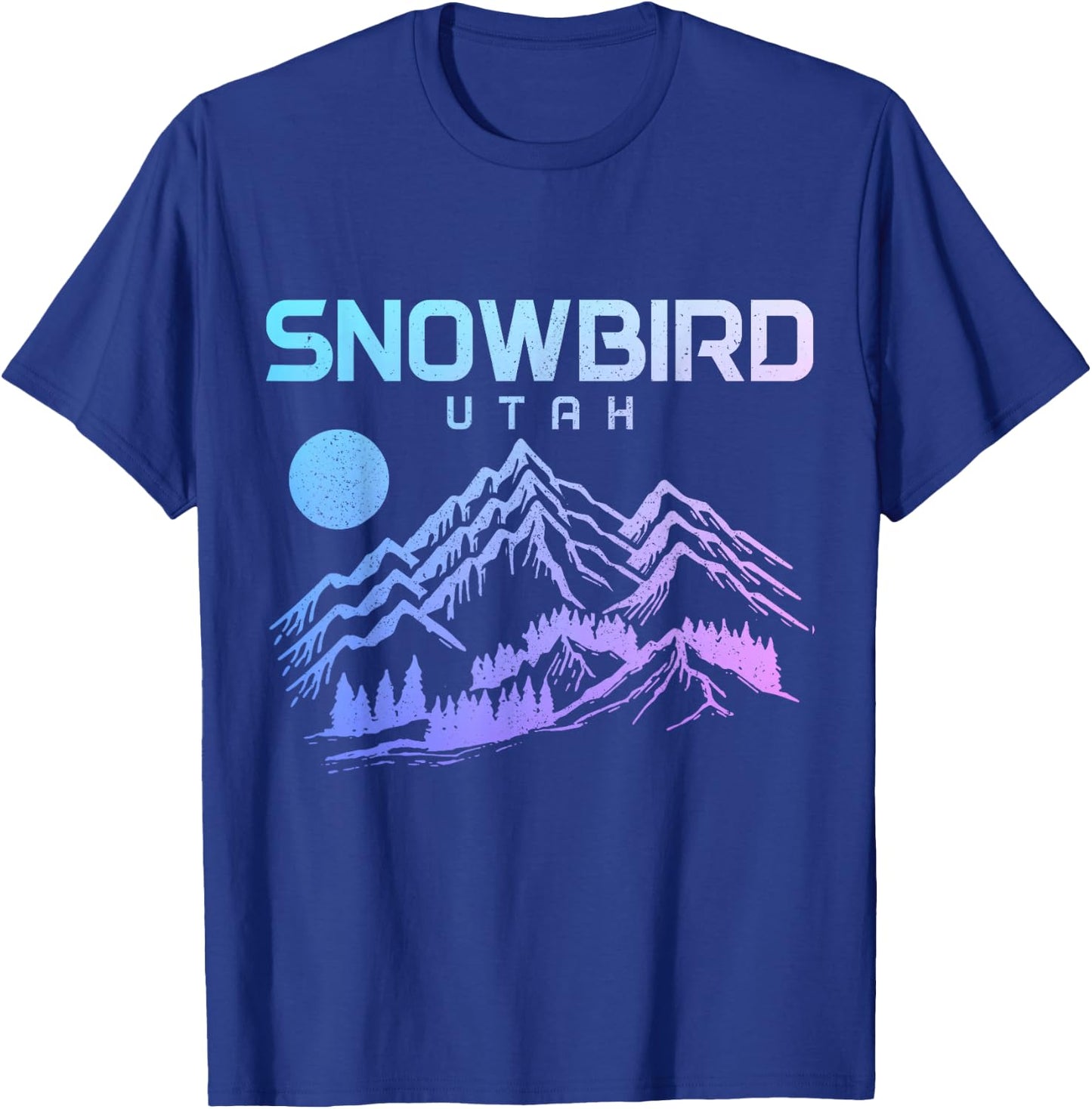 Snowbird Utah Ski Winter sports Skiing Skier T-Shirt - T-Shirt | Royal
