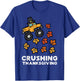 Crushing Thanksgiving Monster Truck Fall Toddler Boys Kids T-Shirt - T-Shirt | Royal