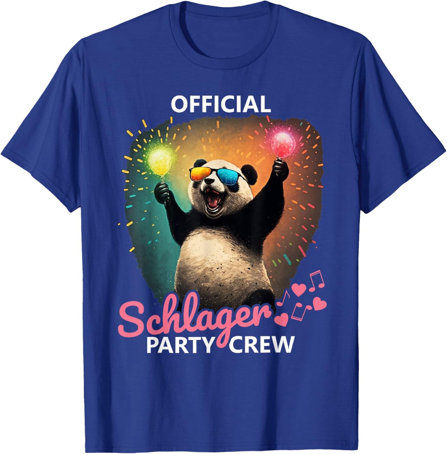 PARTY HASE Outfits für Party und Kneipentour Official Schlager Party Crew T-Shirt - T-Shirt | Royal