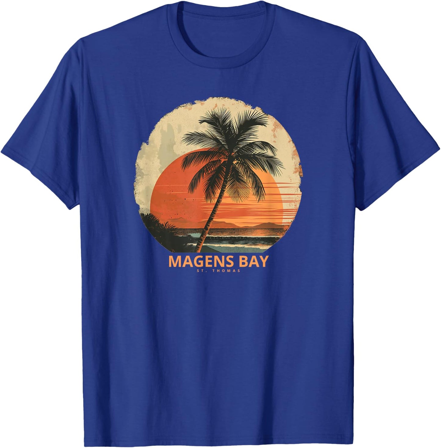Magens Bay St Thomas Virgin Islands Vacation Tribal Beach T-Shirt - T-Shirt | Royal