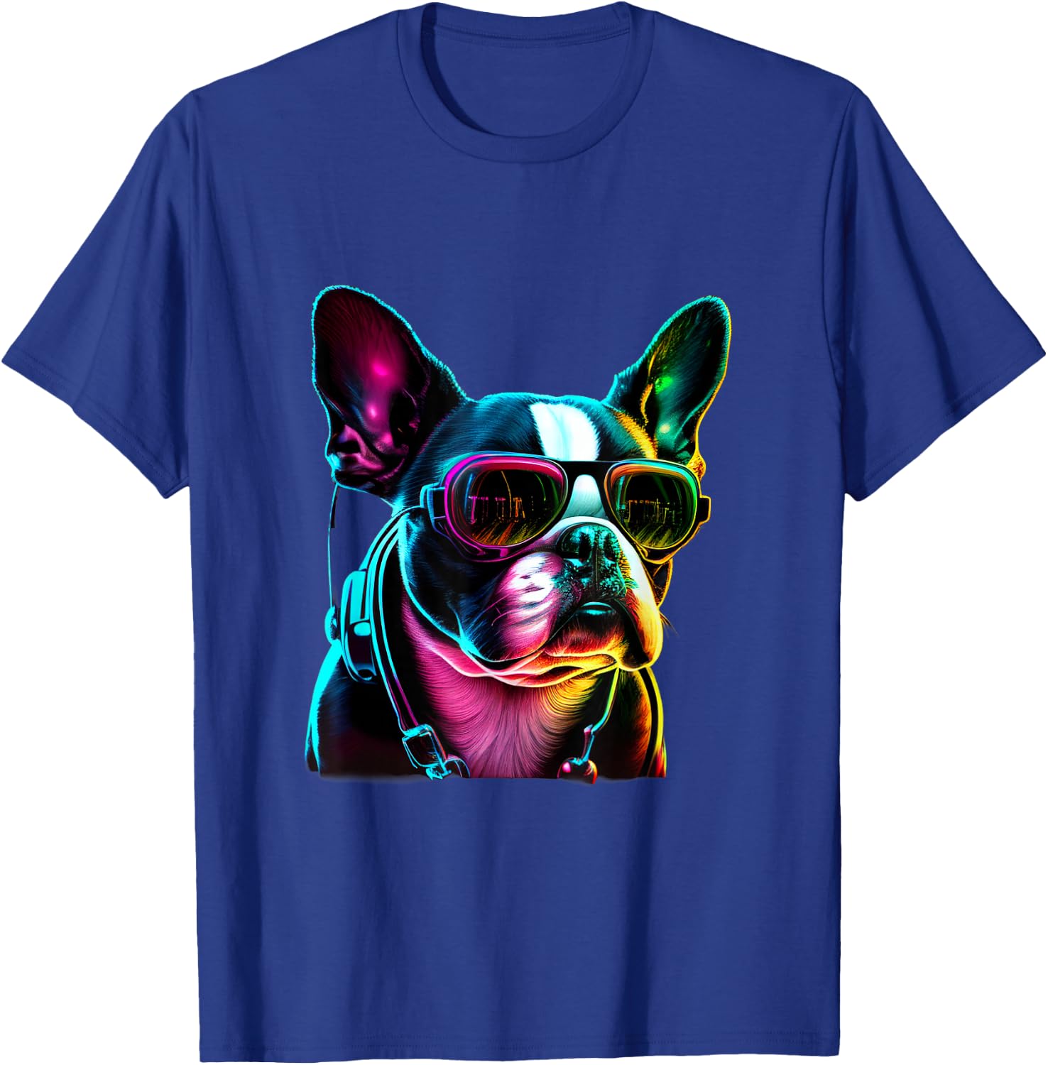 Boston Terrier Dogs Boston Terriers T-Shirt - T-Shirt | Royal