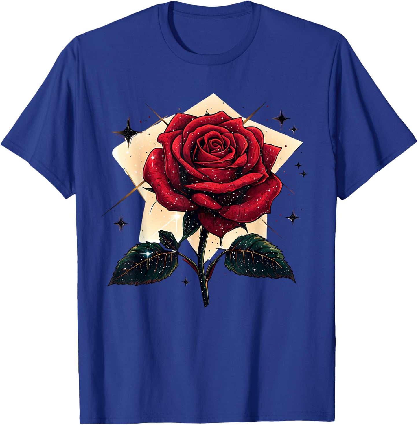 Red Rose Flower Botanist Garden Flower Red Rose T-Shirt - T-Shirt | Royal