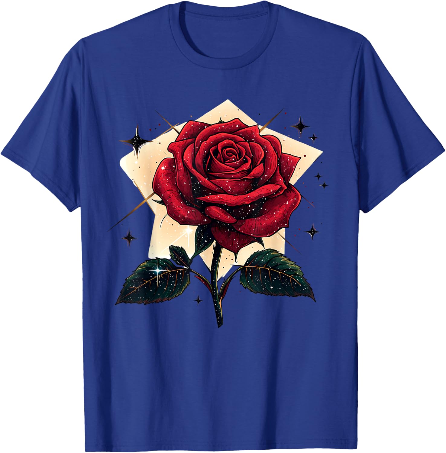 Red Rose Flower Botanist Garden Flower Red Rose T-Shirt - T-Shirt | Royal