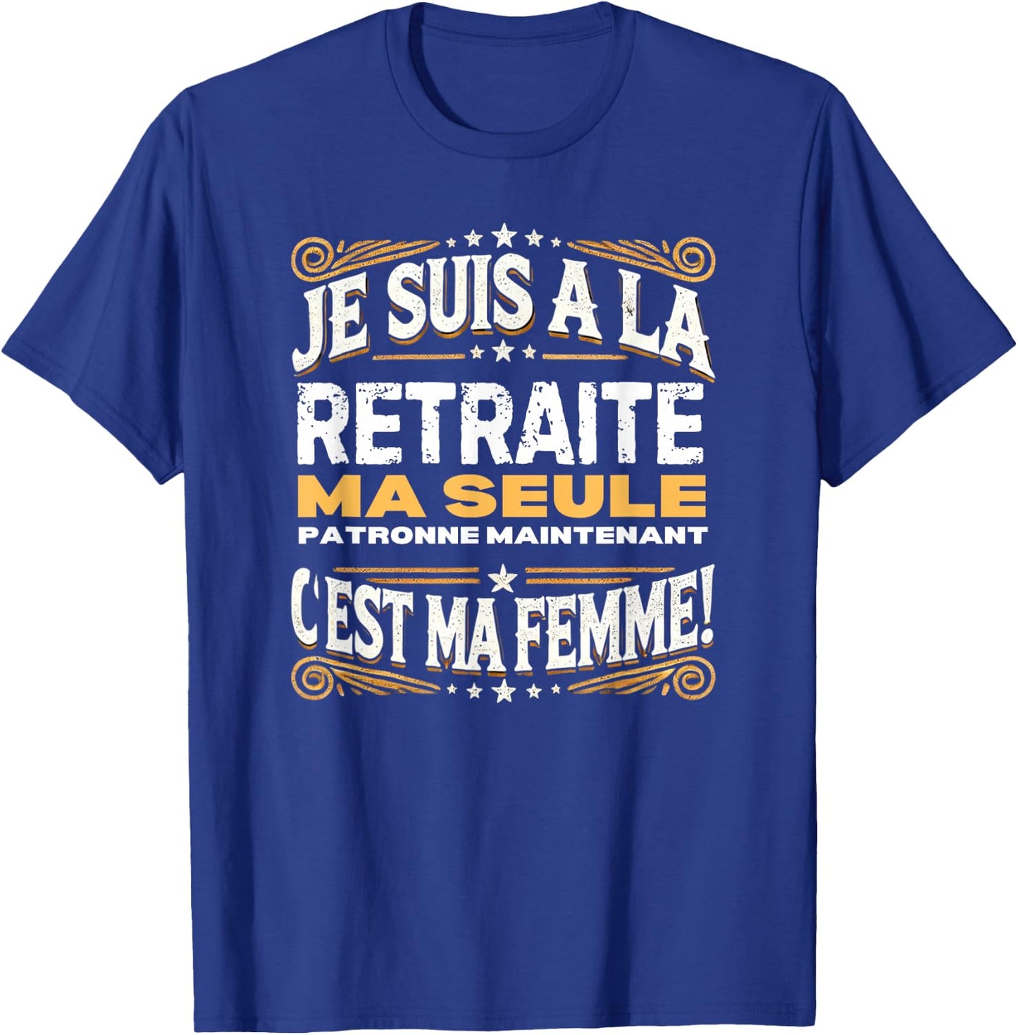 Retirement 2025 Man Retired 2025 , Black, S T-Shirt - T-Shirt | Royal