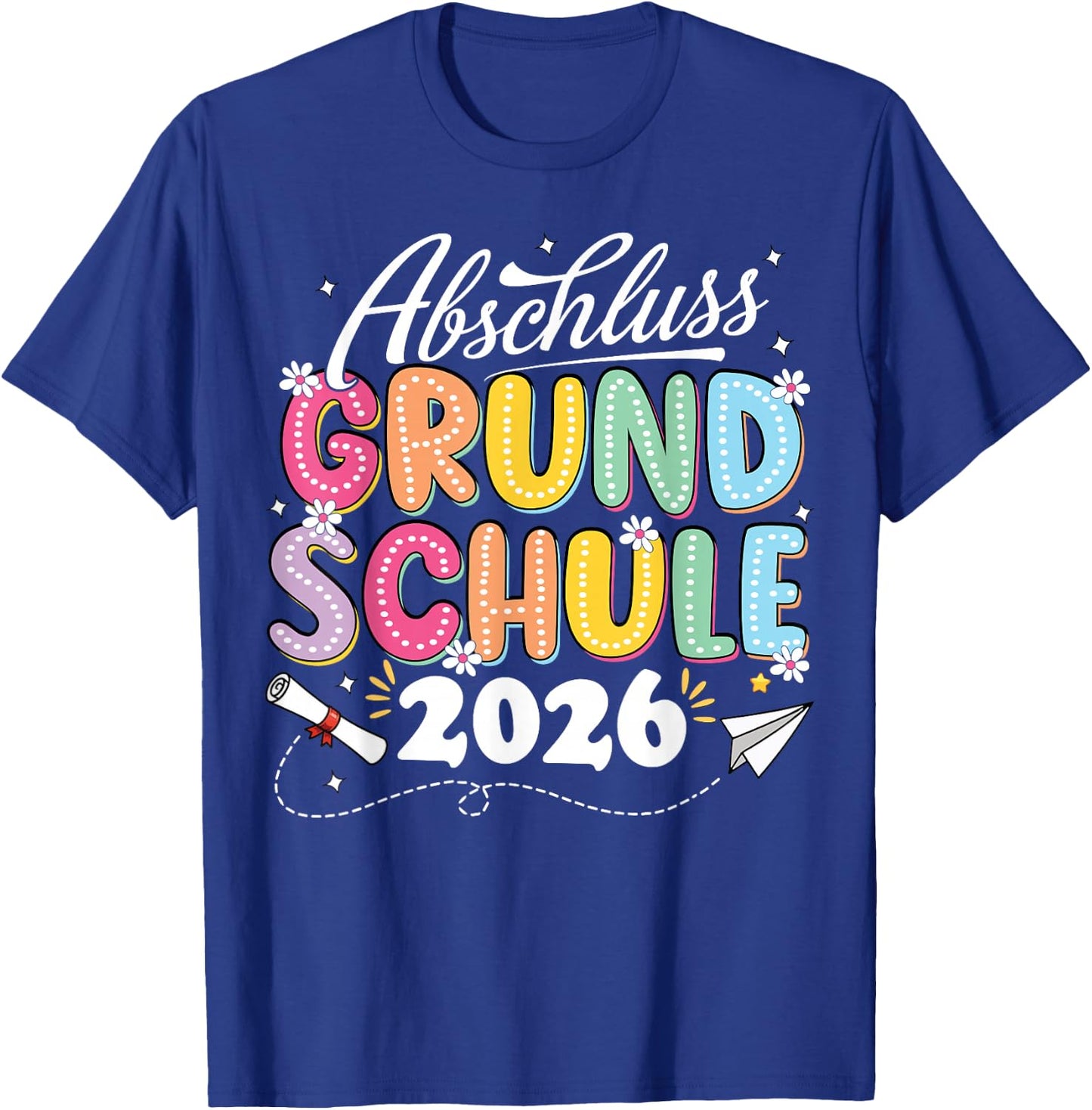 Abschluss Grundschule geschafft 2026 Abschied T-Shirt - T-Shirt | Royal