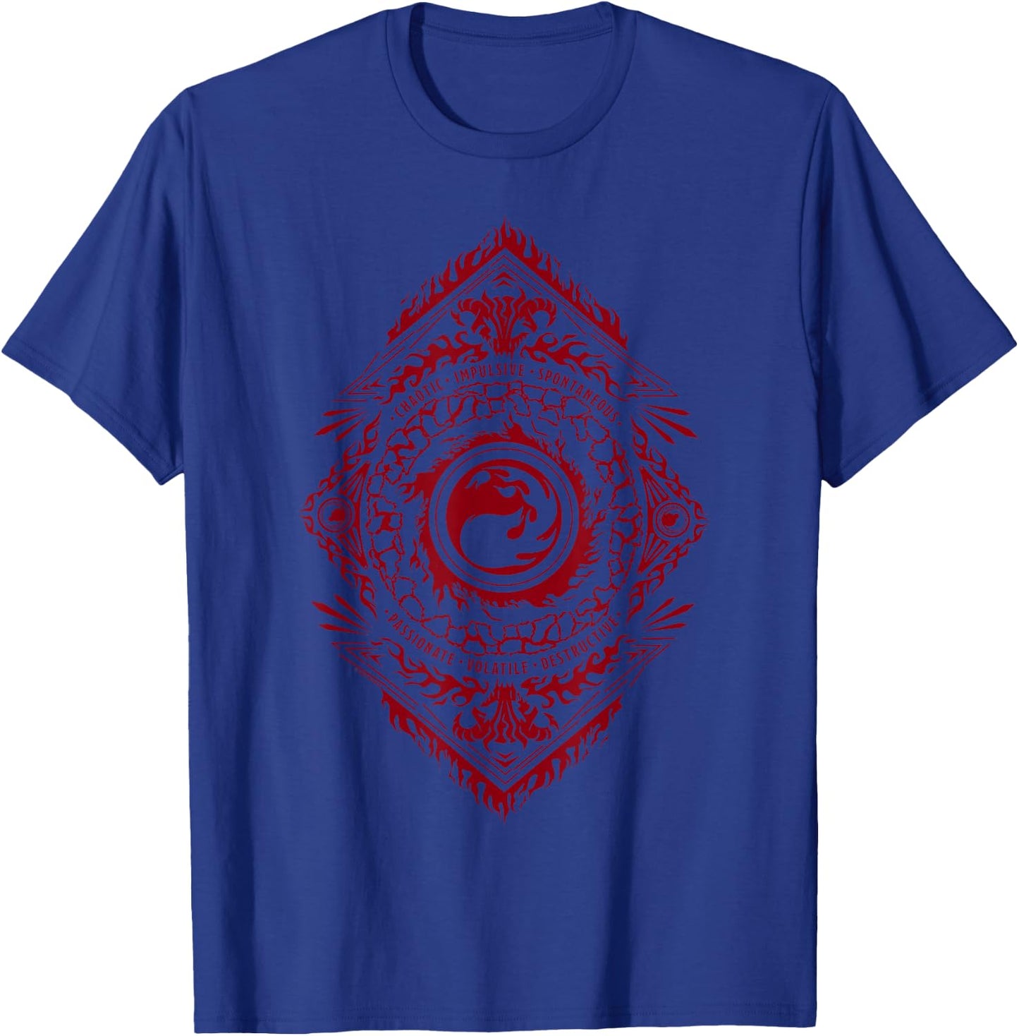 Magic: The Gathering Red Mountain Mana , black T-Shirt - T-Shirt | Royal