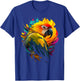 Watercolour Parrot , Kids - Colourful Macaw Parrot T-Shirt - T-Shirt | Royal