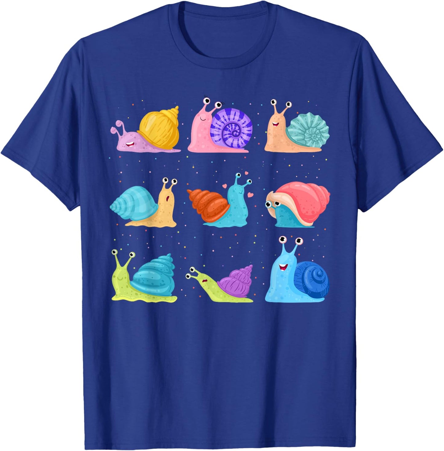 Funny Snail Garden Snail , black T-Shirt - T-Shirt | Royal