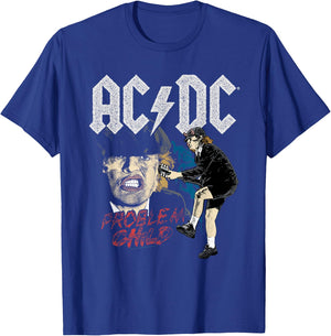 AC/DC Angus Young Problem Child , Black, S T-Shirt - T-Shirt | Royal