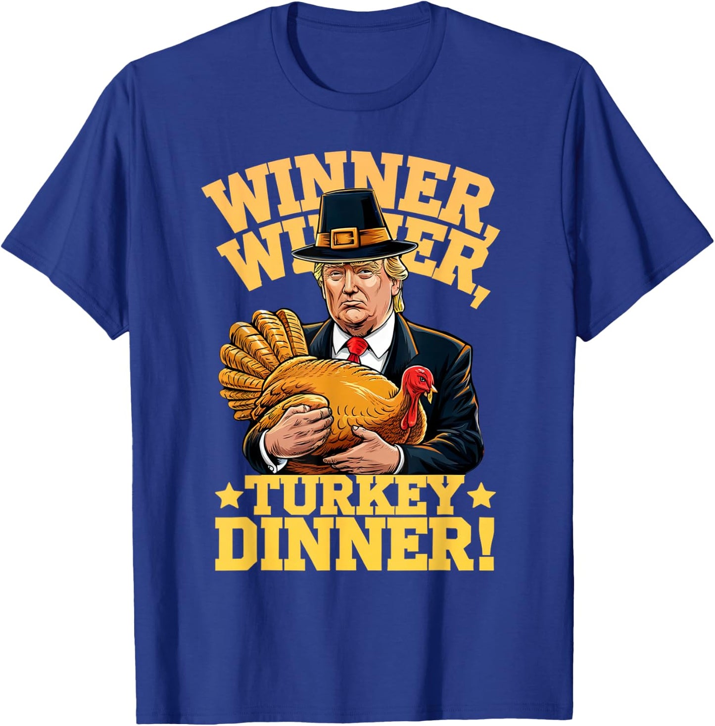 Adults & Kids Humorous Thanksgiving Themed Design Black Small Short Sleeve T-Shirt - T-Shirt | Royal