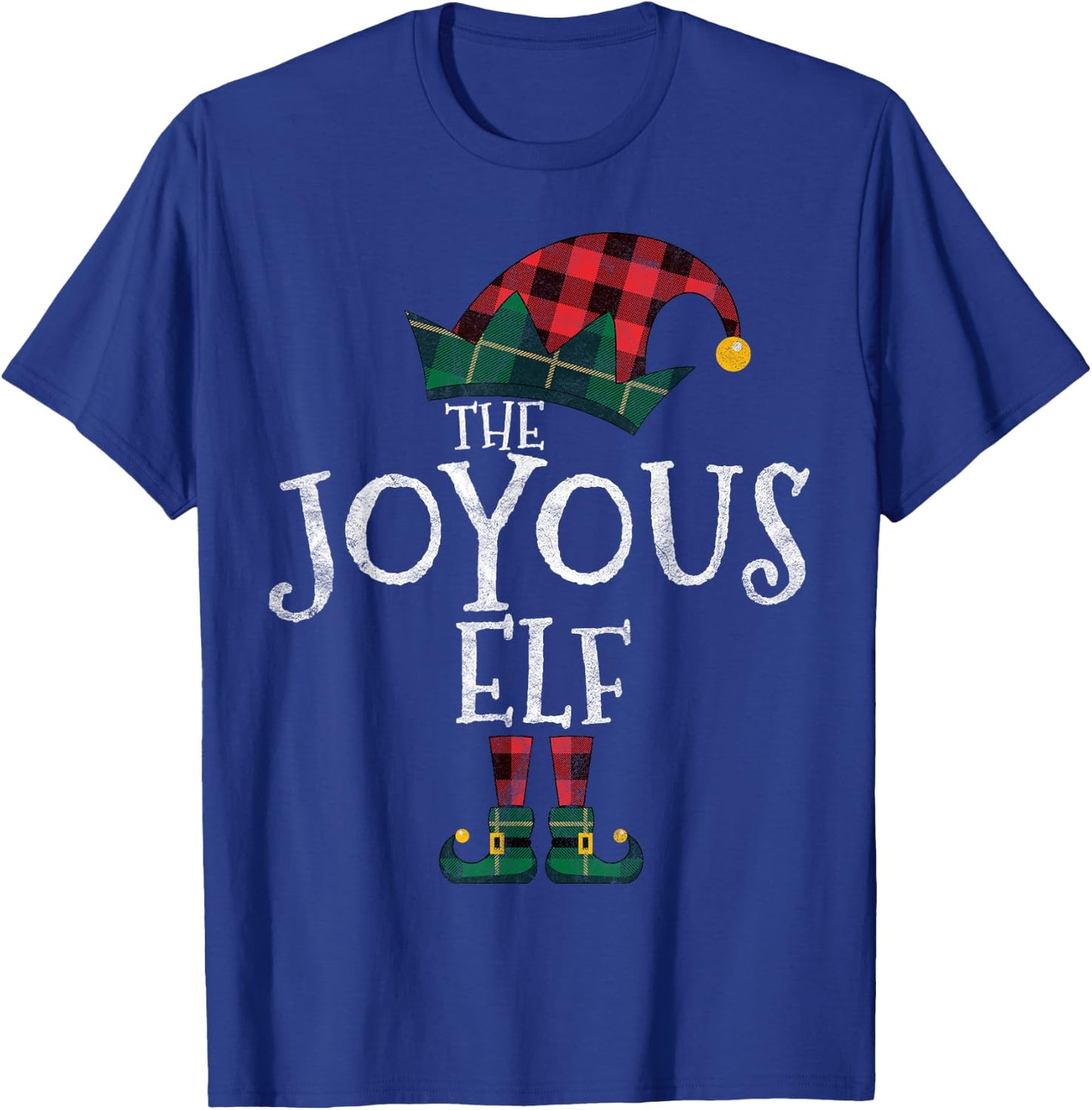 The Joyous Elf Matching Family Group Gift Funny Christmas T-Shirt - T-Shirt | Royal