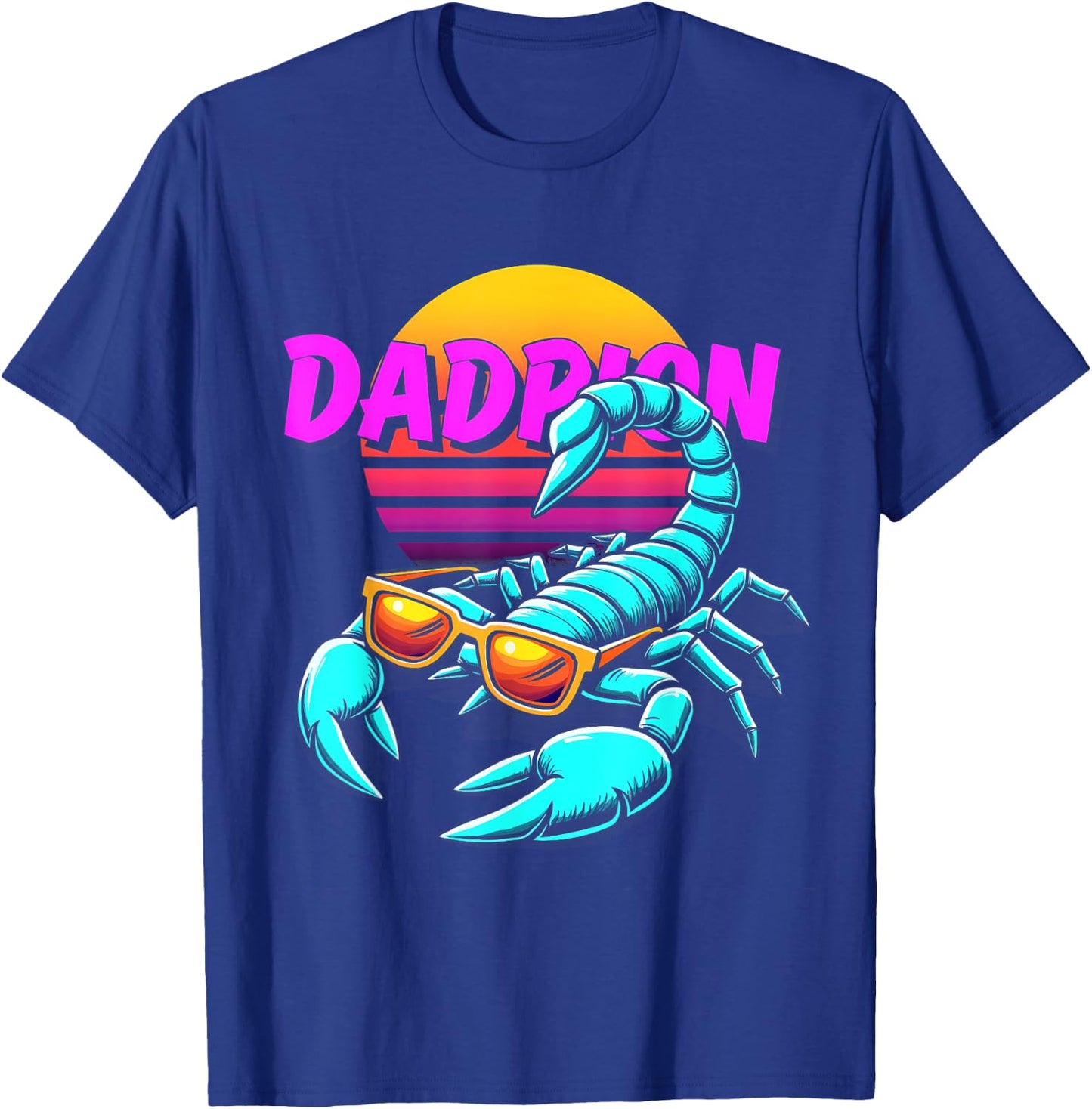 Dadpion Father's Day Best Dad Skorpion T-Shirt - T-Shirt | Royal