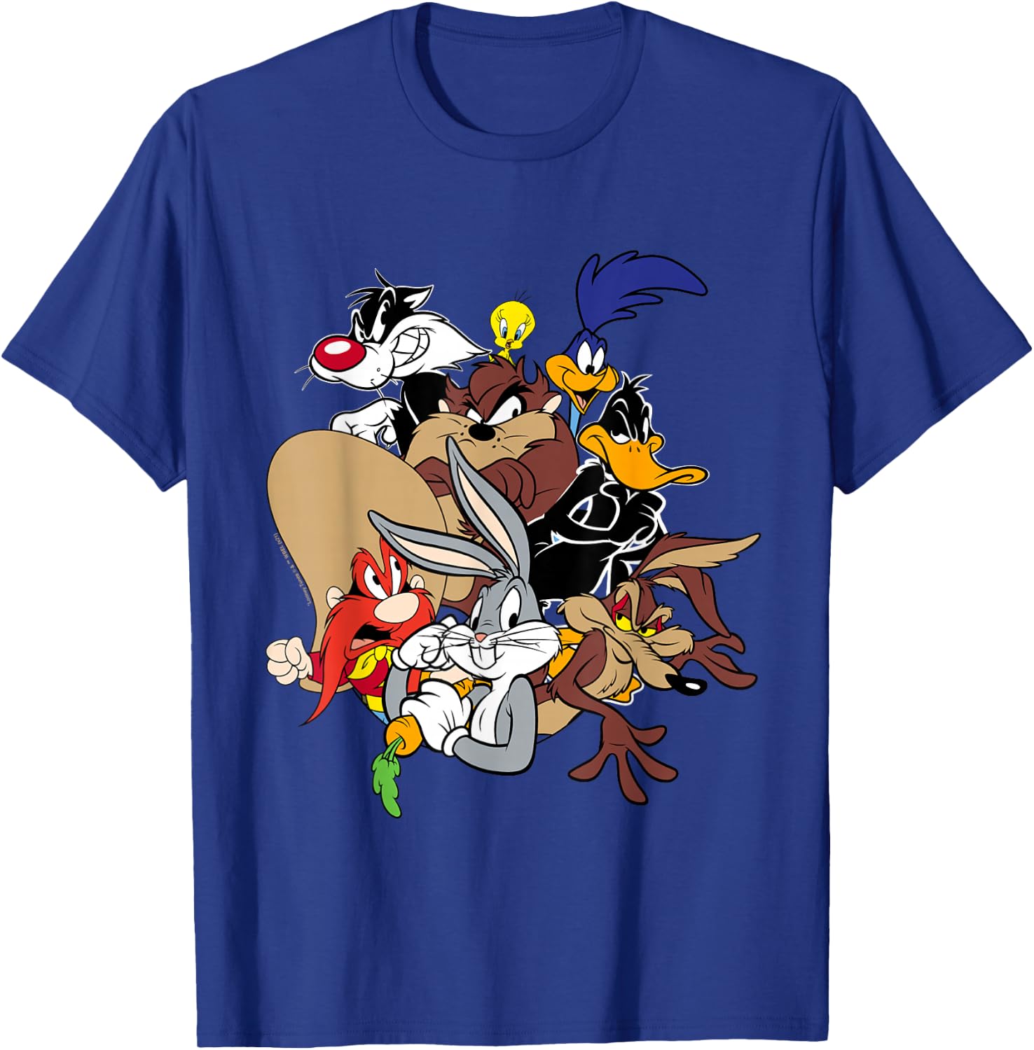 Looney Tunes Main Group of Characters T-Shirt - T-Shirt | Royal