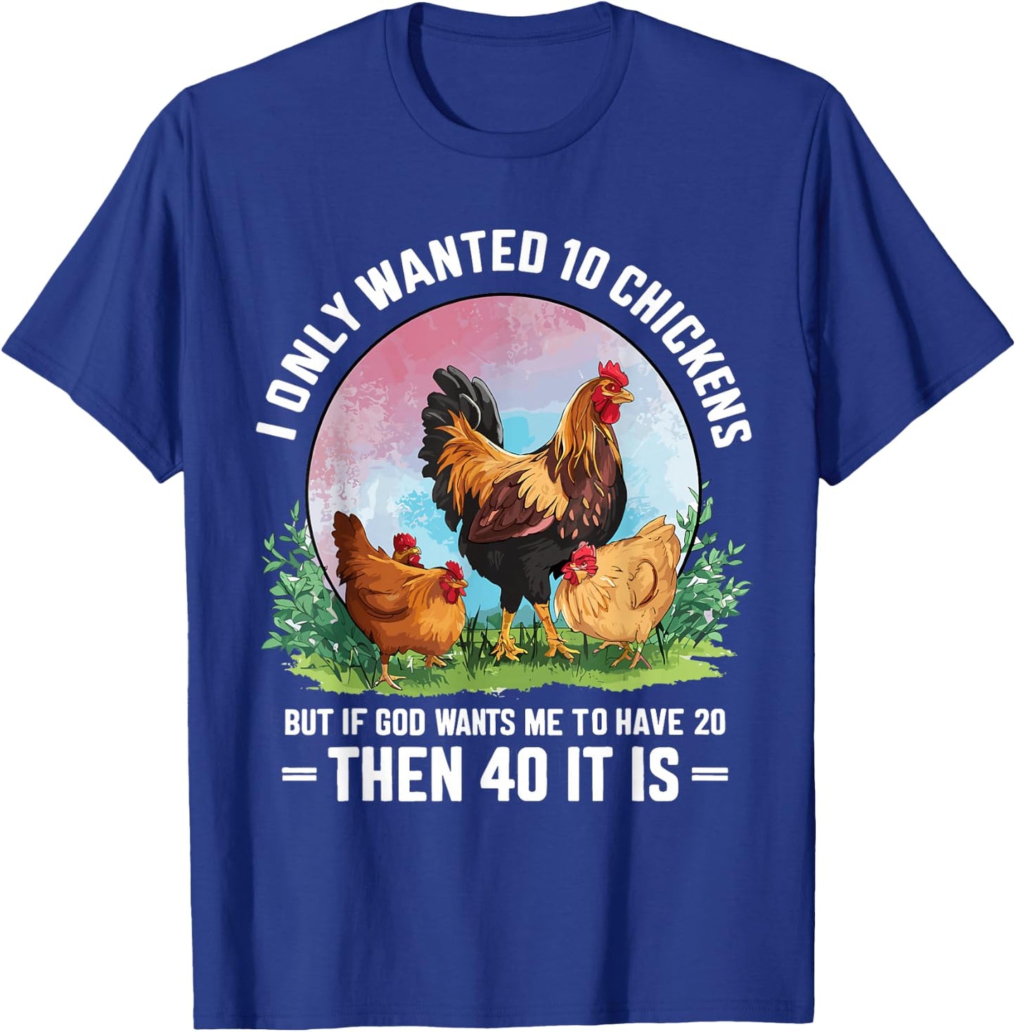 Funny Chicken Farmer Owner Saying, Chicken Poultry Farm Meme T-Shirt - T-Shirt | Royal