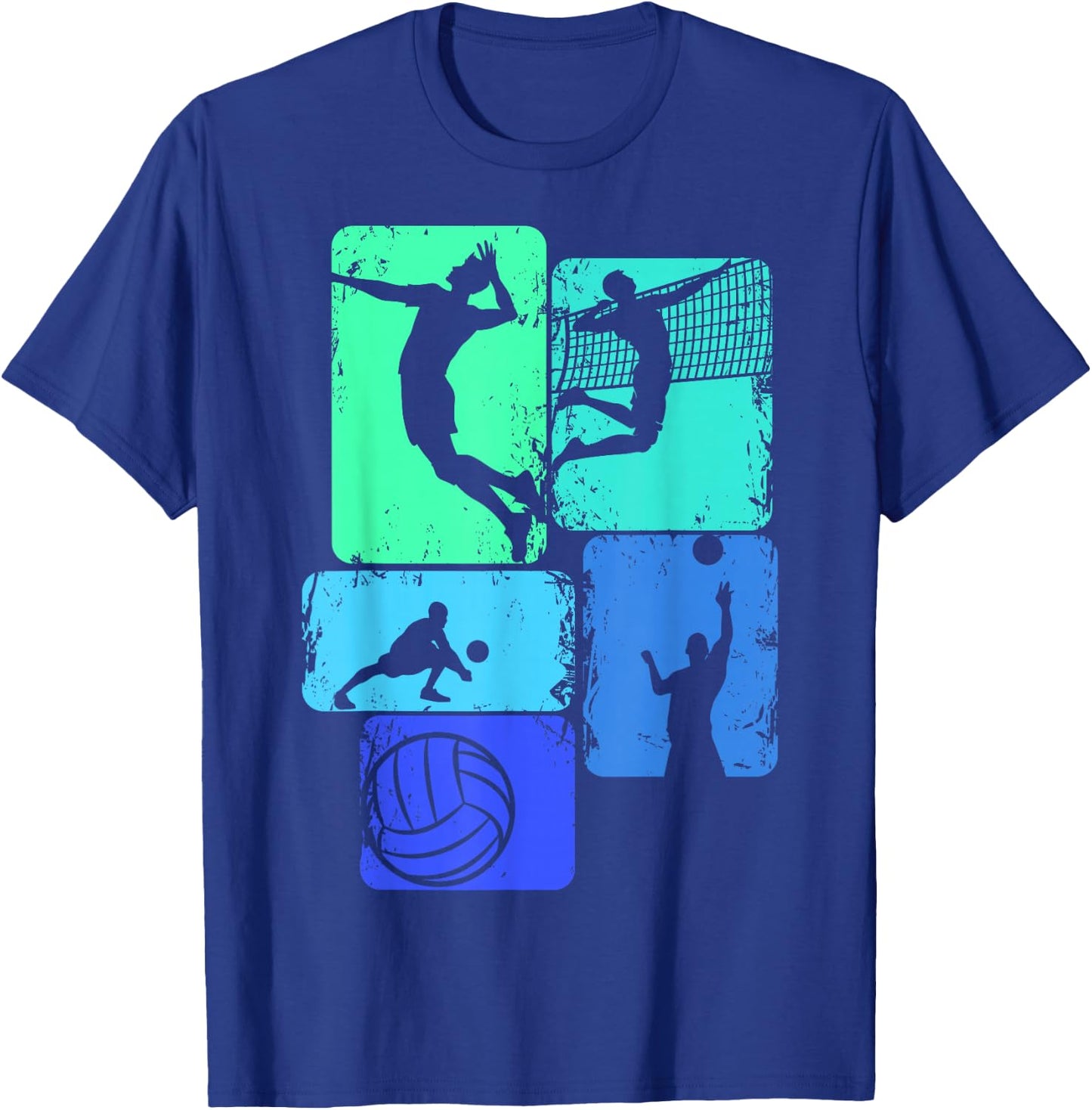 Volleyballer Volleyball Children's Boys Men's T-Shirt - T-Shirt | Royal