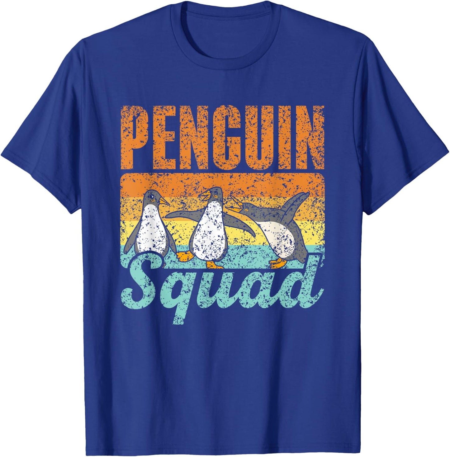 Penguin Squad Penguin Cute Animal Lover T-Shirt - T-Shirt | Royal