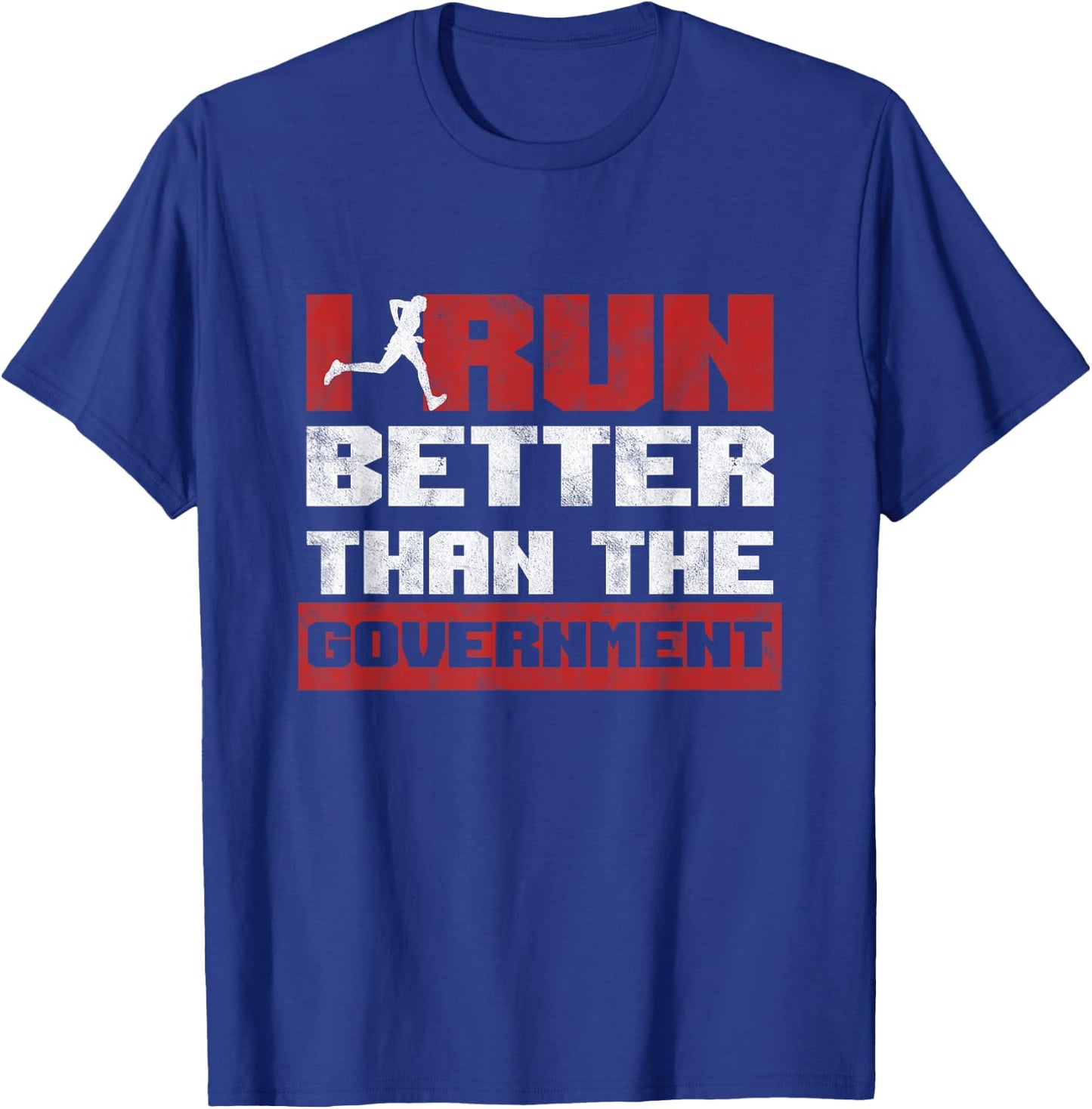 Track Athletes Sprinter Ich Renne Besser als Die Government T-Shirt - T-Shirt | Royal