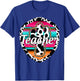 Teacher Serape Cactus Dessert Western Relashionship T-Shirt - T-Shirt | Royal