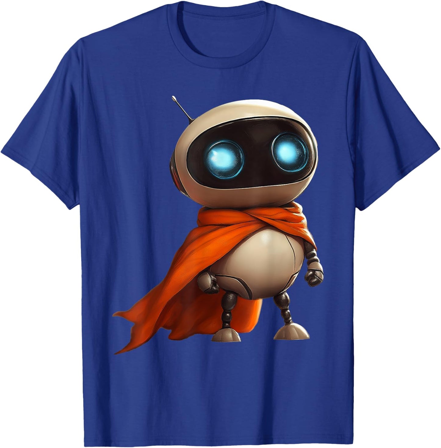 Petit robot mignon déguisé en super-héros T-Shirt - T-Shirt | Royal