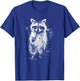 Funny Raccoon Middle Finger - Funny Sarcasm Raccoon T-Shirt - T-Shirt | Royal