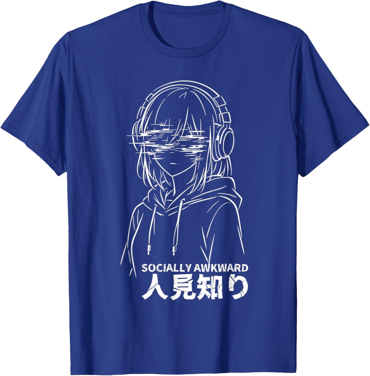Sozial peinliche antisoziale Anime-Mädchen-Grunge-Emo-Ästhetik T-Shirt - T-Shirt | Royal