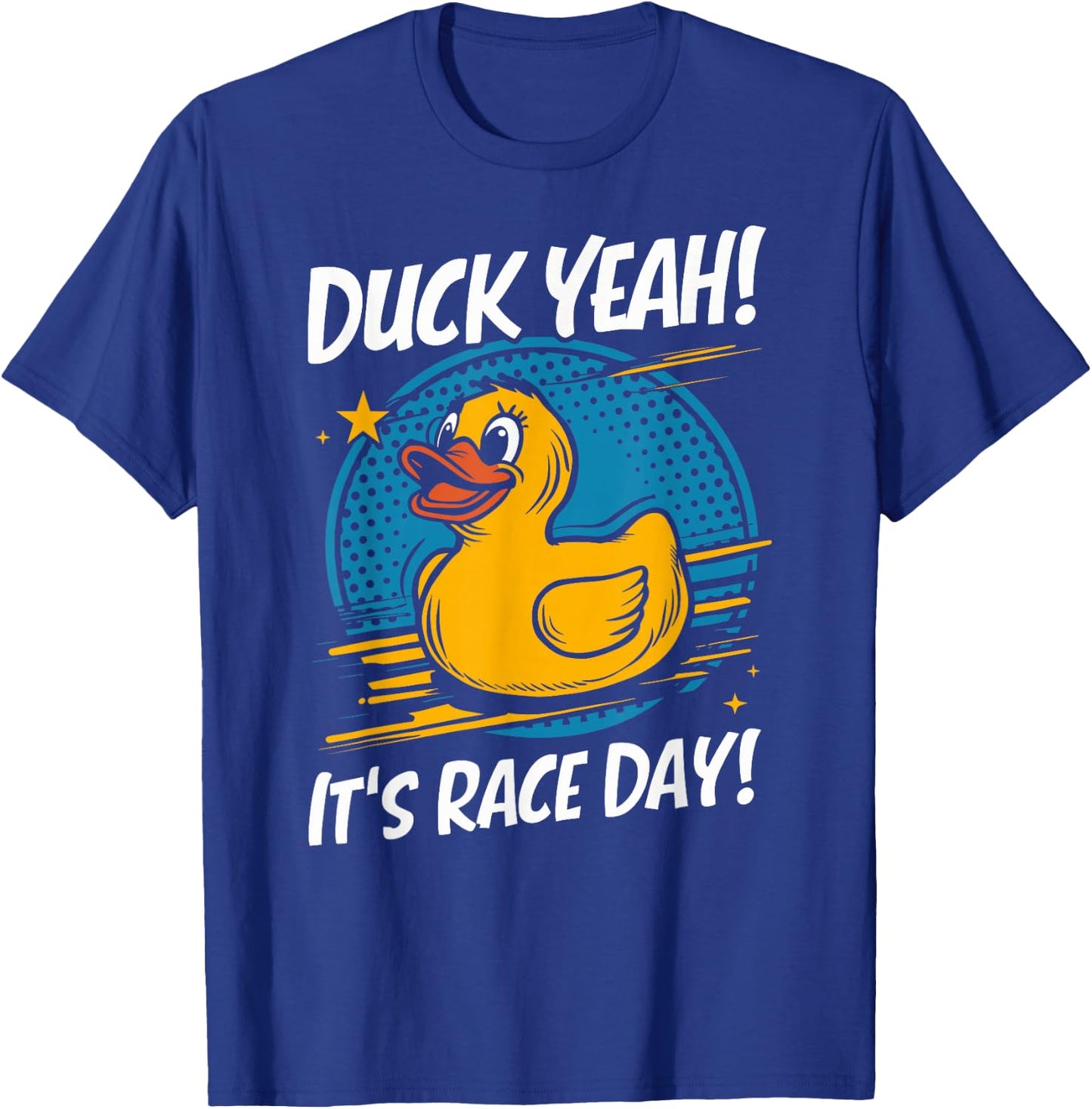 Rubber Duck Racing Team Family Competition Race T-Shirt - T-Shirt | Royal
