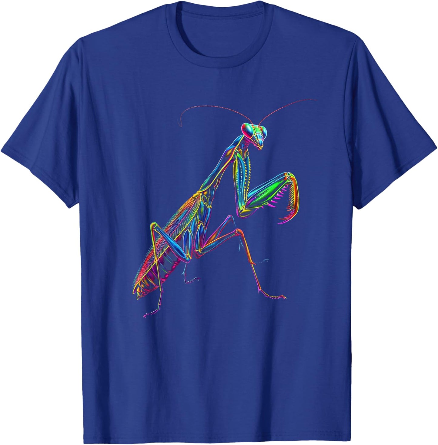 Praying Mantis Funny Bug Insect Entomology Entomologist T-Shirt - T-Shirt | Royal