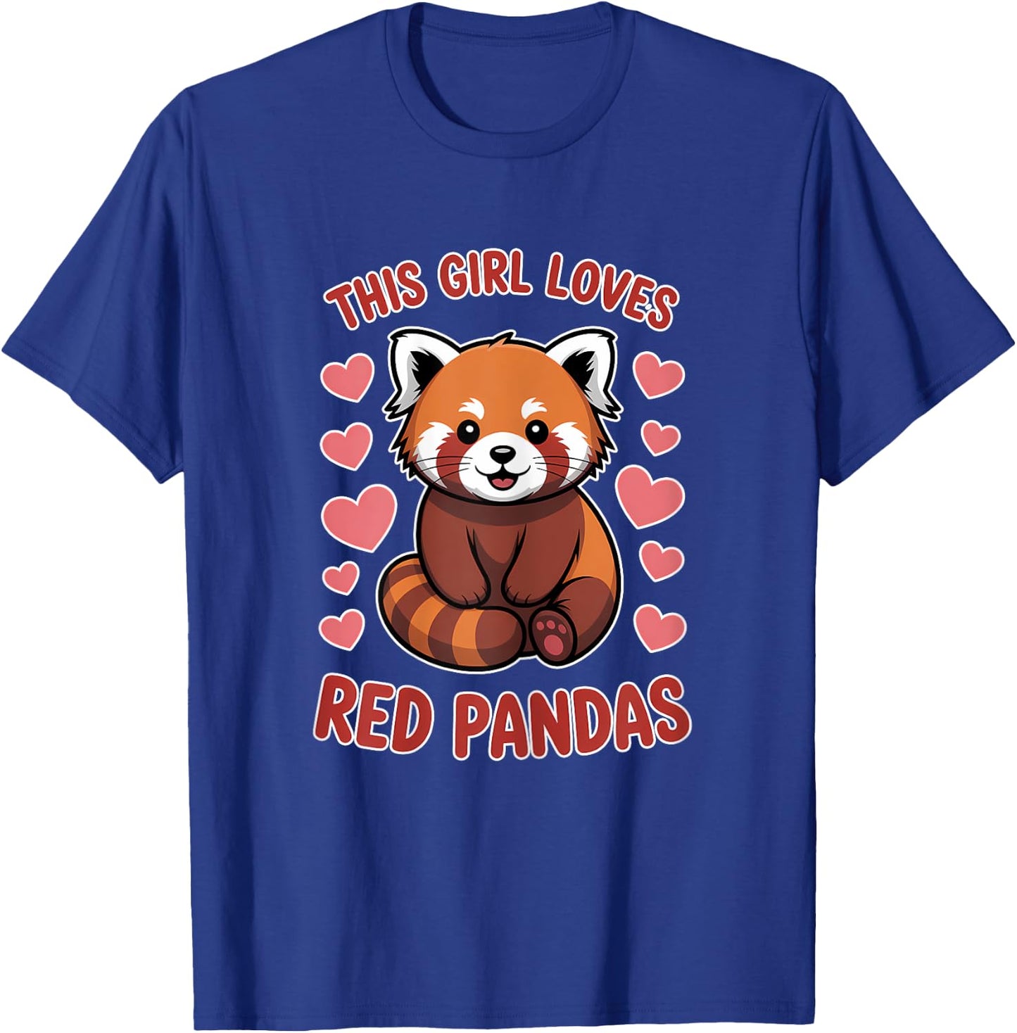 Red Pandas Funny Red Panda T-Shirt - T-Shirt | Royal