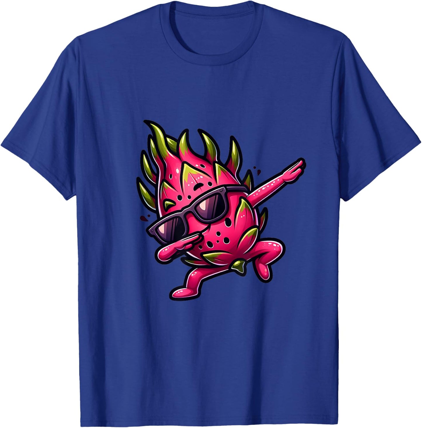 Dab Fruit Dancing Dabbing Dragon Fruit Meme T-Shirt - T-Shirt | Royal