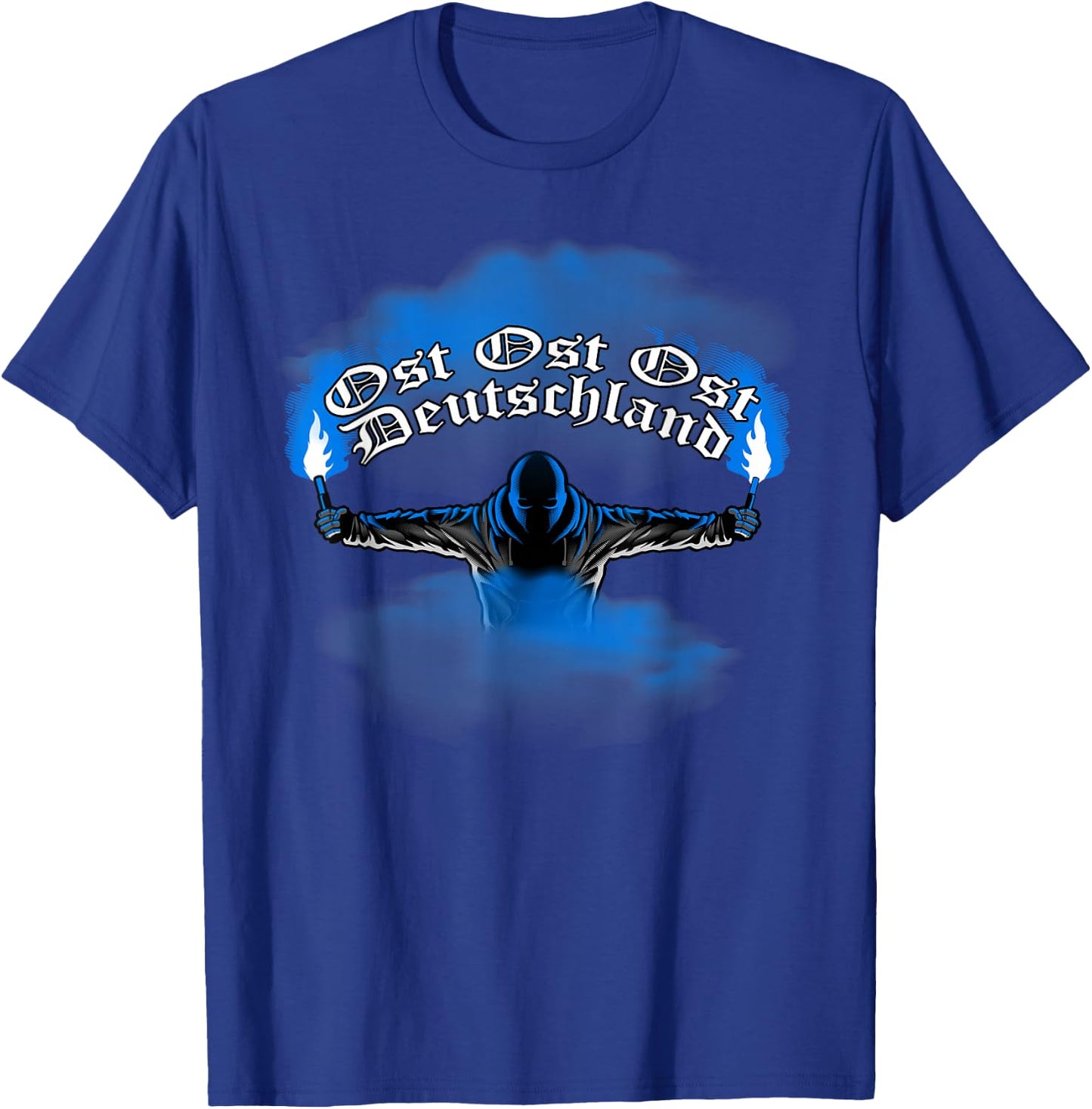 East Germany – Pyrotechnics – Pyro – Bengalo – Blue T-Shirt - T-Shirt | Royal