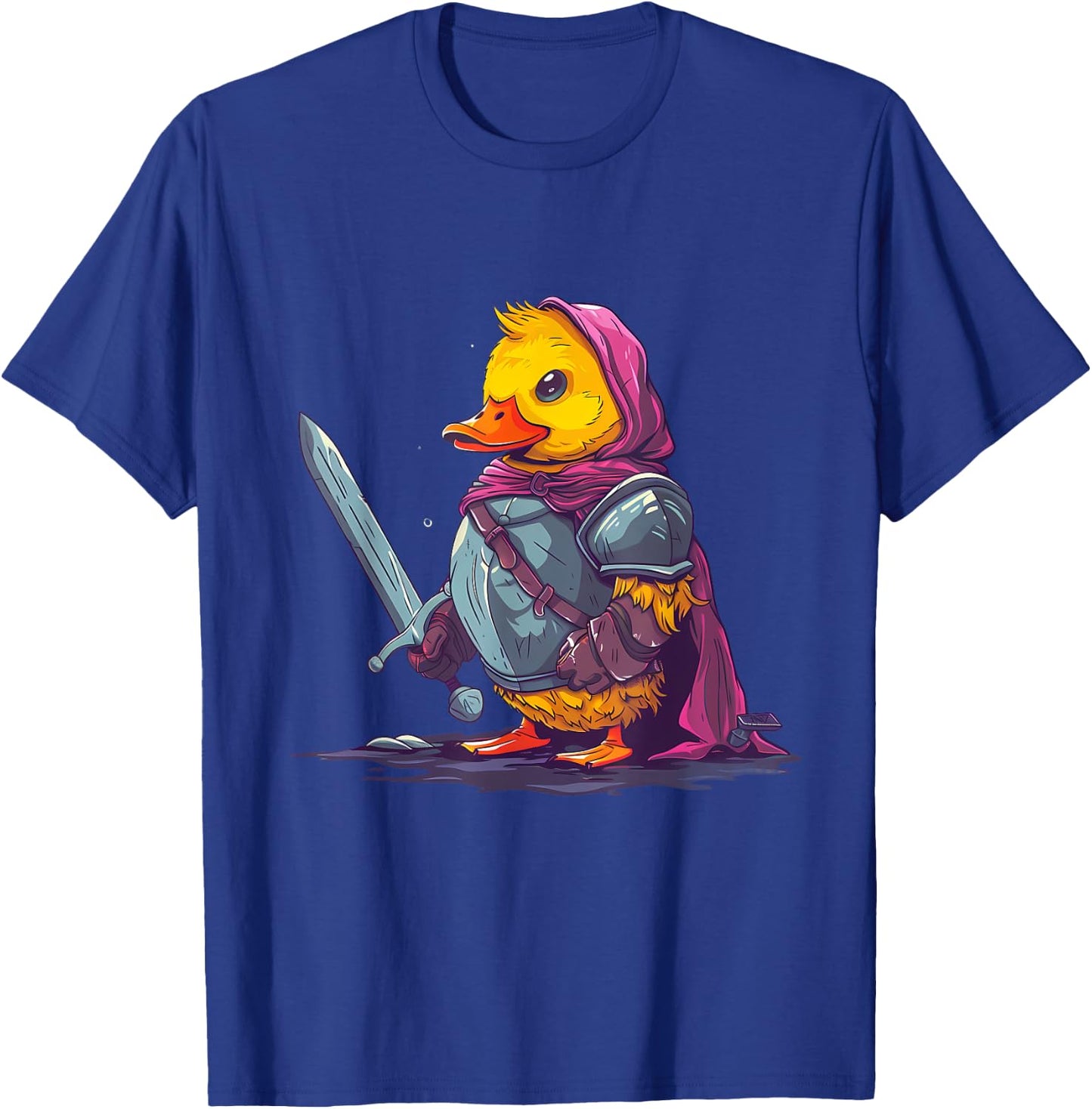 Rubber Duck Knight Warrior Rubber Duckie Rubber Duckling T-Shirt - T-Shirt | Royal