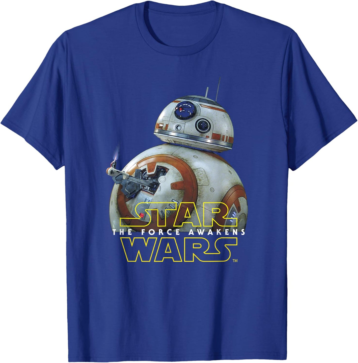 Star Wars BB-8 Lighter, Episode 7 Graphic T-Shirt - T-Shirt | Royal