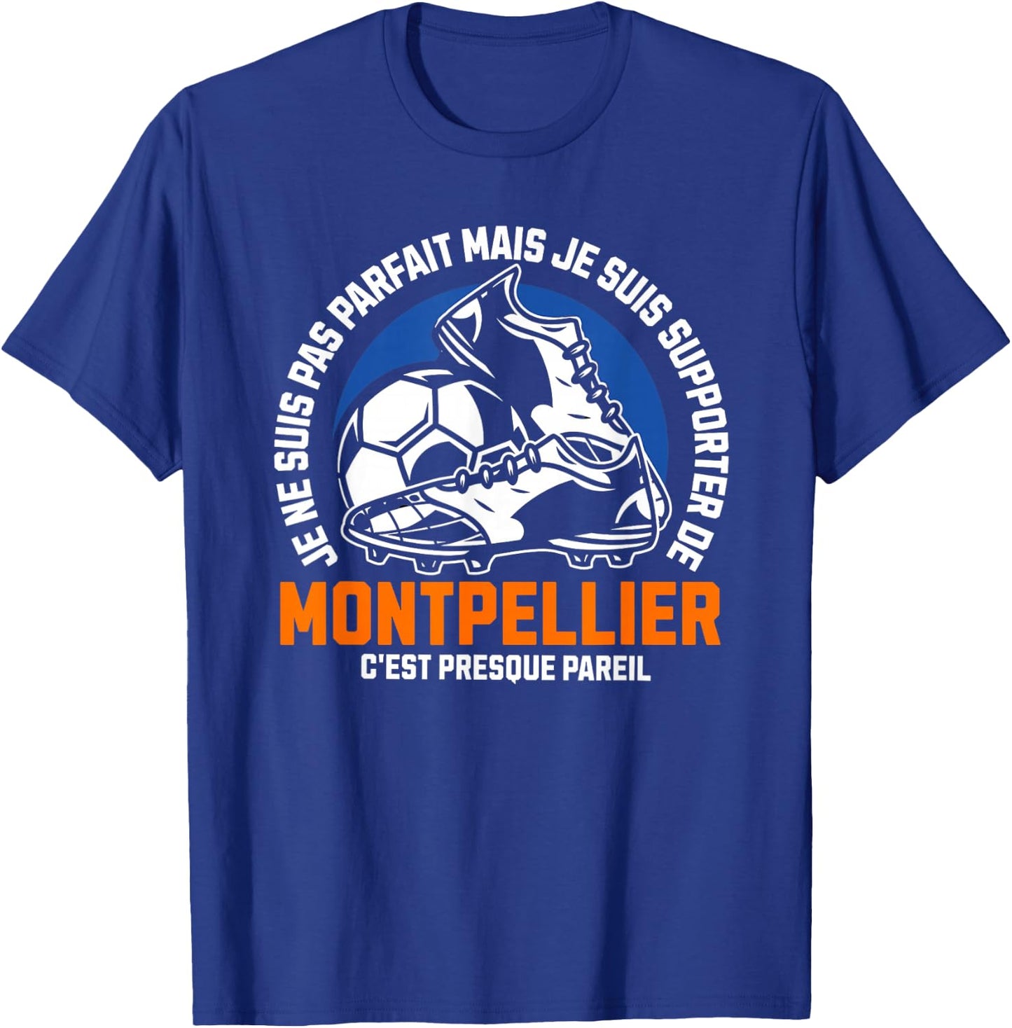 Supporter MONTPELLIER FOOT - FOOTBALL - MONTPELLIER HUMOUR , Black, S T-Shirt - T-Shirt | Royal