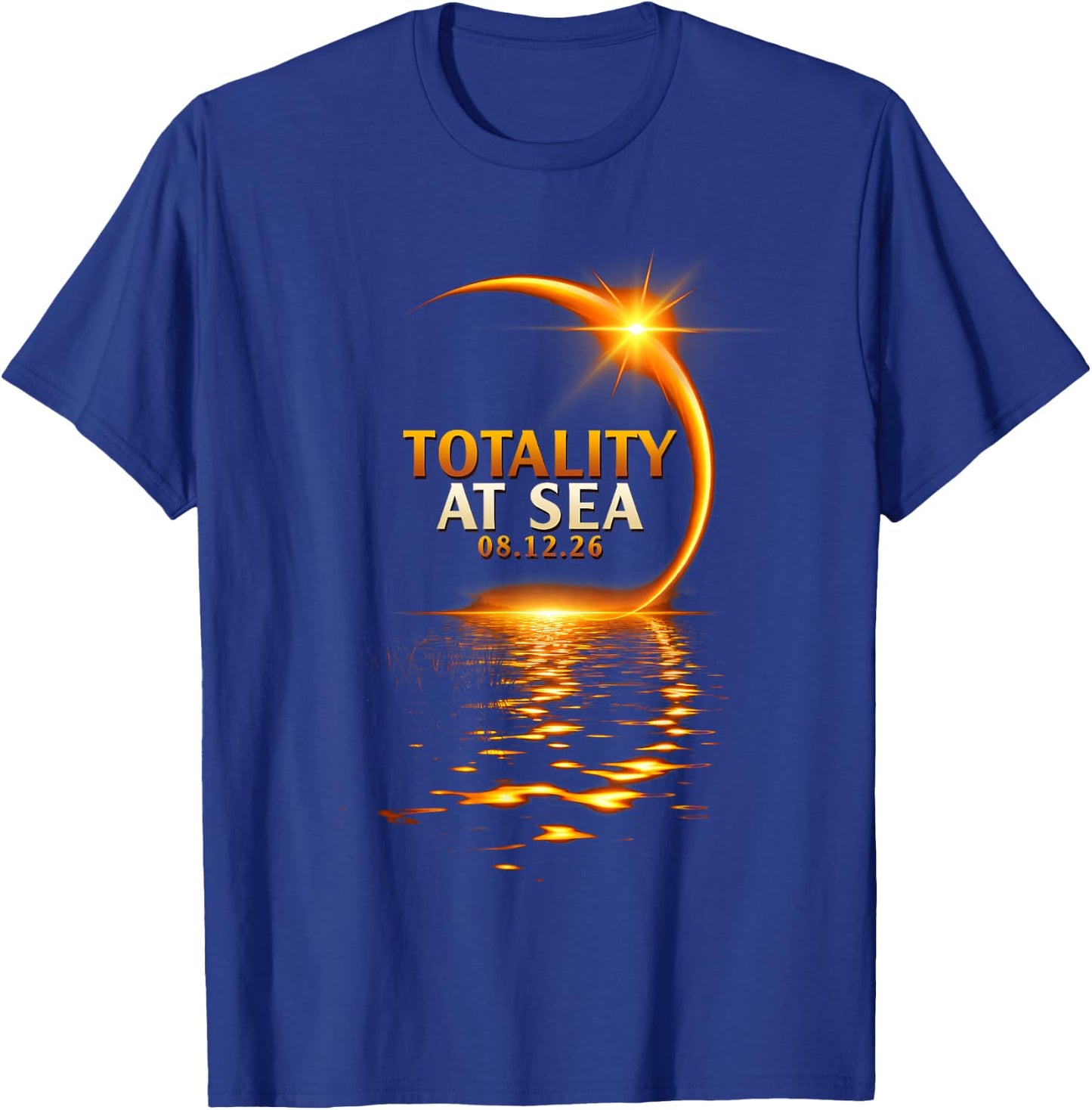 Total Solar Eclipse Cruise 2026 Totality At Sea Sky Watcher T-Shirt - T-Shirt | Royal