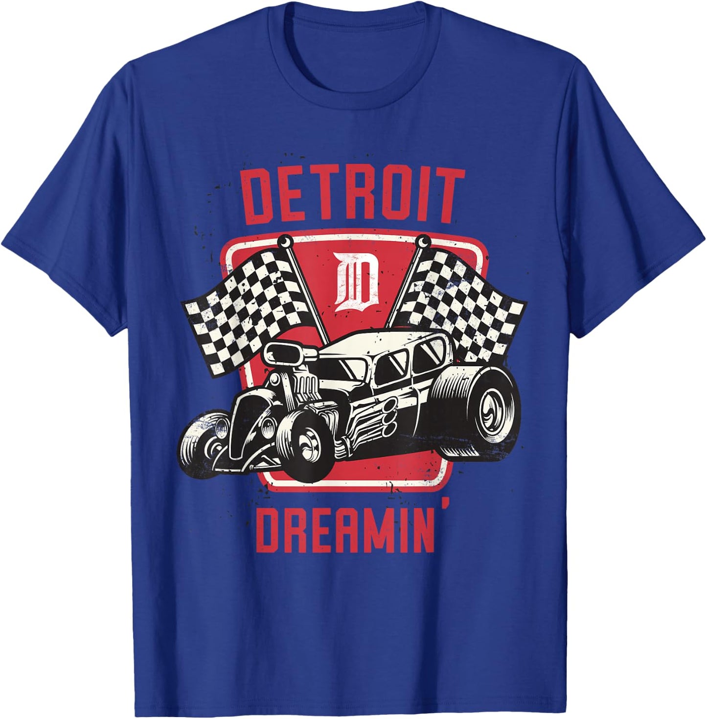 Detroit Dreamin' - Michigan Woodward Cruise Gift T-Shirt - T-Shirt | Royal