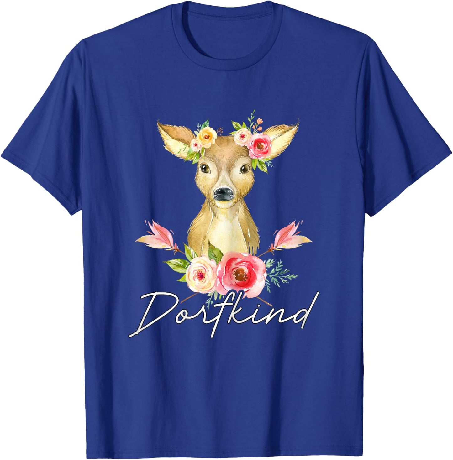 Dorfkind Women's Costume Shirt Girls Children Village Child , black T-Shirt - T-Shirt | Royal