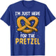 Funny Food Oktoberfest Pretzel Lover Women Men T-Shirt - T-Shirt | Royal