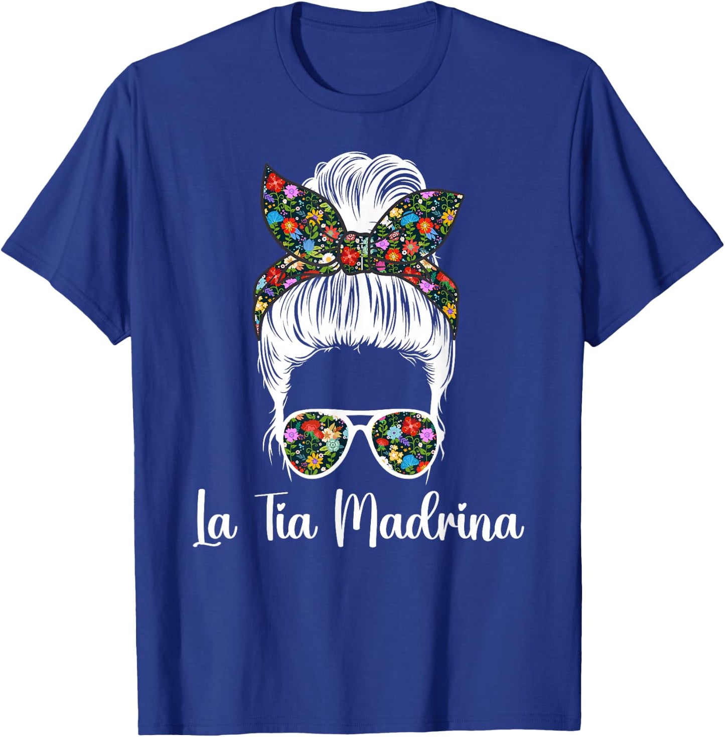 La Tia Madrina Messy Bun Tia Madrina Proposal T-Shirt - T-Shirt | Royal