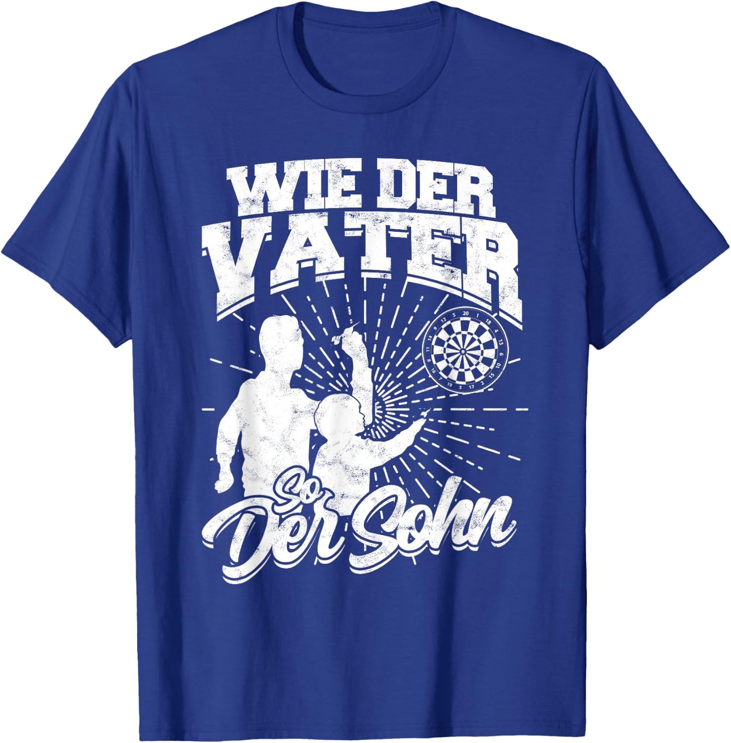 Like The Father So Der Son Darts Darts Dart Player Dart , black, s T-Shirt - T-Shirt | Royal
