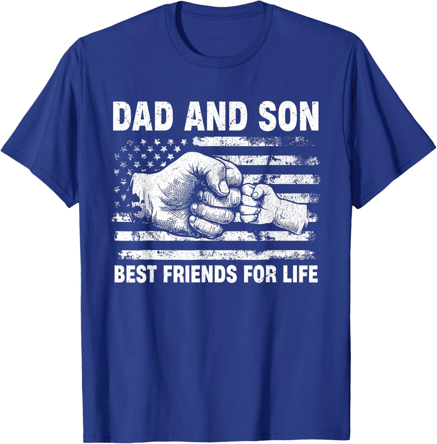 Dad and Son Best Friends for Life Matching Family Father Day T-Shirt - T-Shirt | Royal