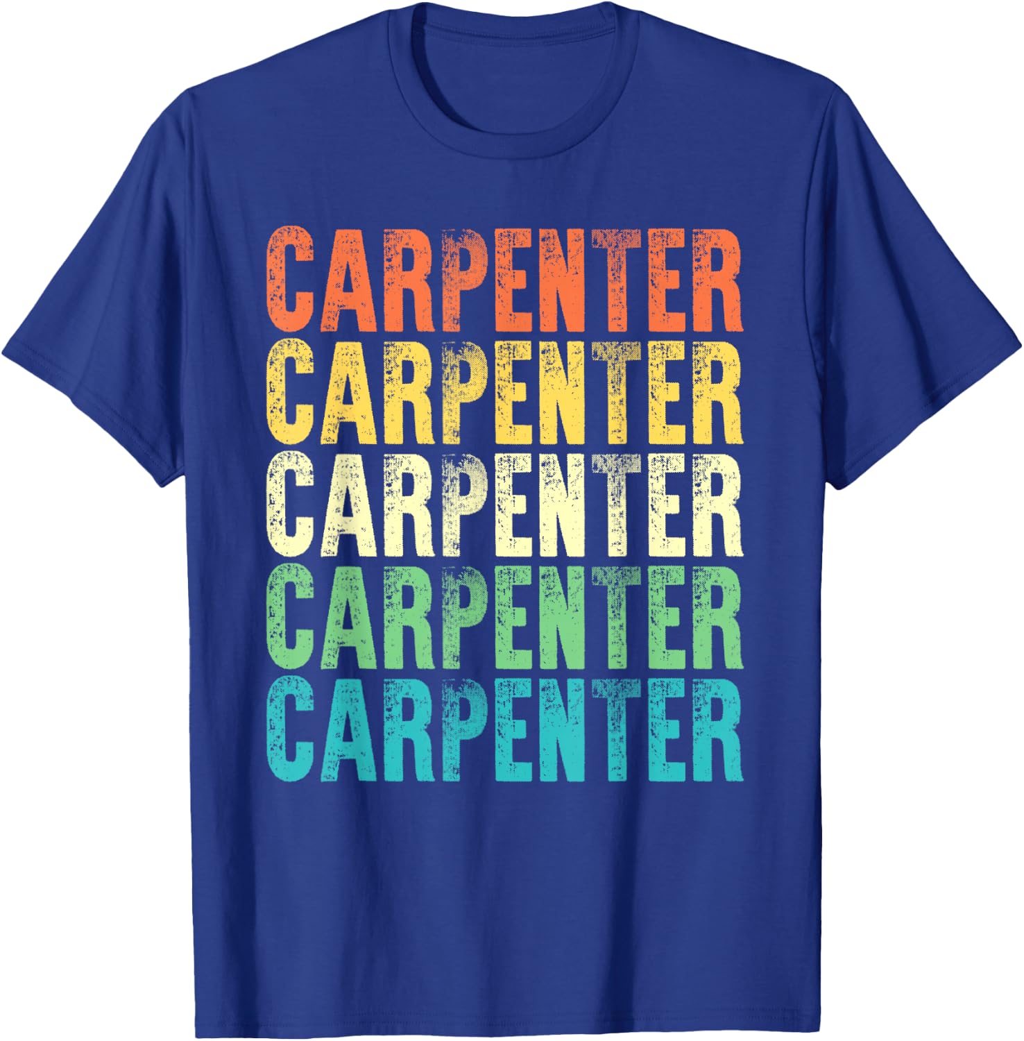 Carpenter Vintage Style Job T-Shirt - T-Shirt | Royal