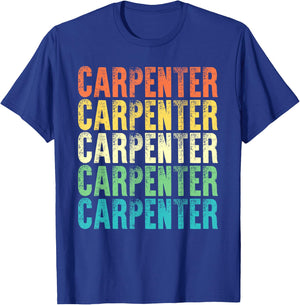 Carpenter Vintage Style Job T-Shirt - T-Shirt | Royal