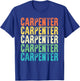 Carpenter Vintage Style Job T-Shirt - T-Shirt | Royal