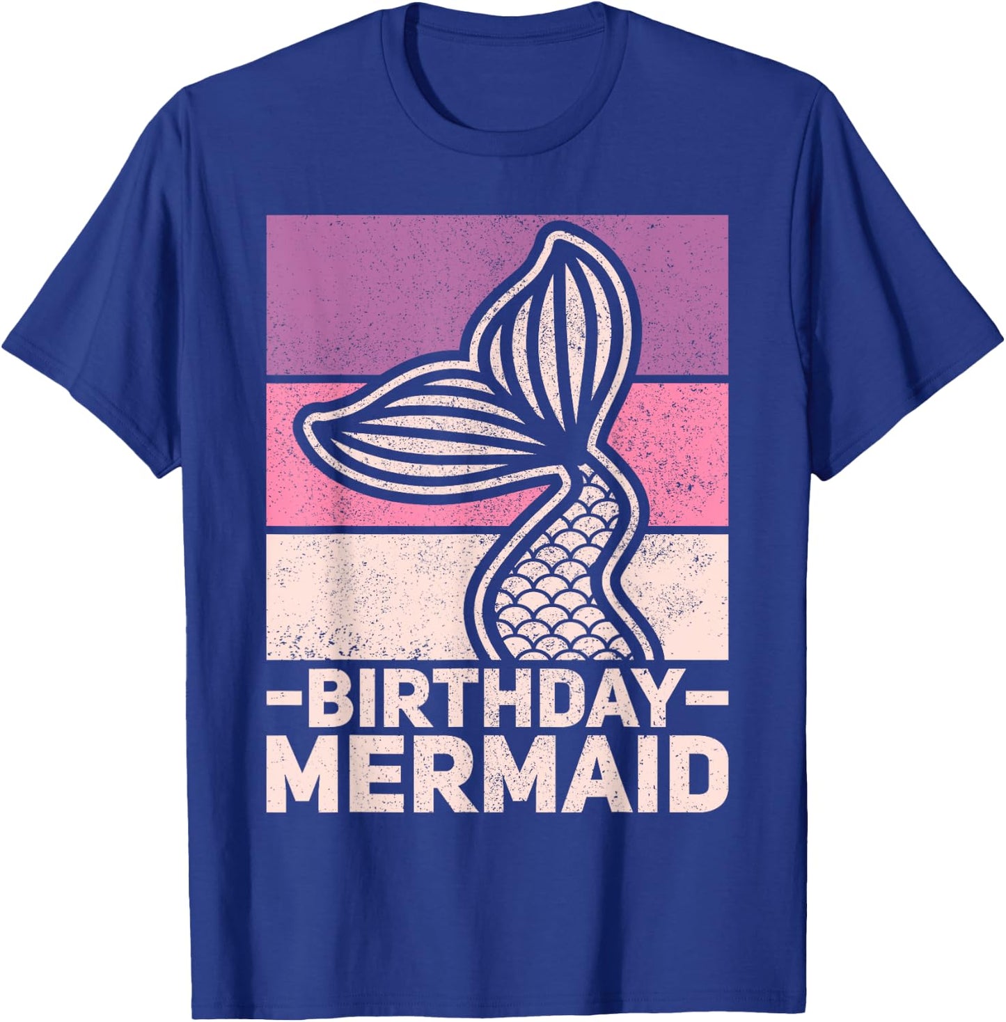 Mermaid Birthday Outfit Mermaid Party Costume Bday Mermaid T-Shirt - T-Shirt | Royal
