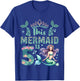 Girls 5th Birthday: This Mermaid Is 5 Years Old Costume T-Shirt - T-Shirt | Royal