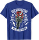 Christmas Motorcycle Santa Biker T-Shirt - T-Shirt | Royal
